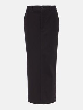 WARDROBE.NYC Black Column Skirt
